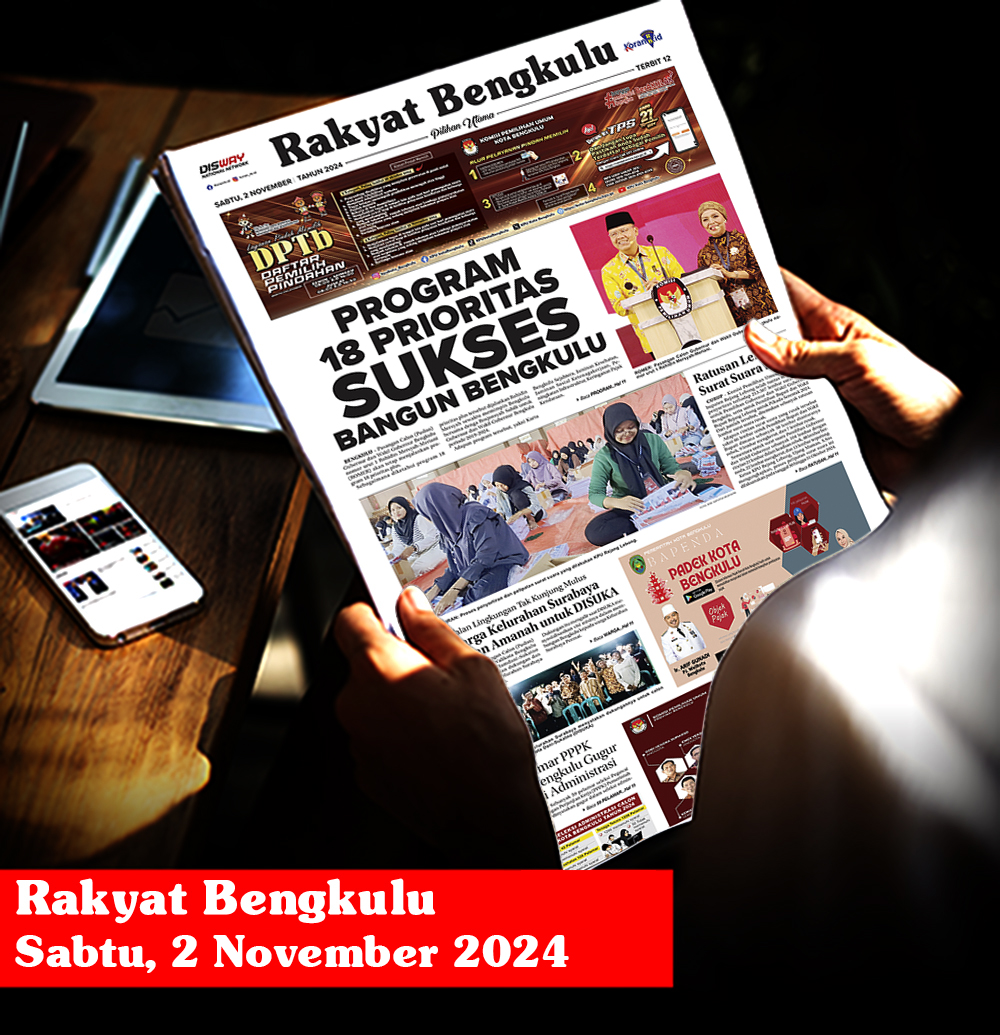 Rakyat Bengkulu, Sabtu 2 November 2024