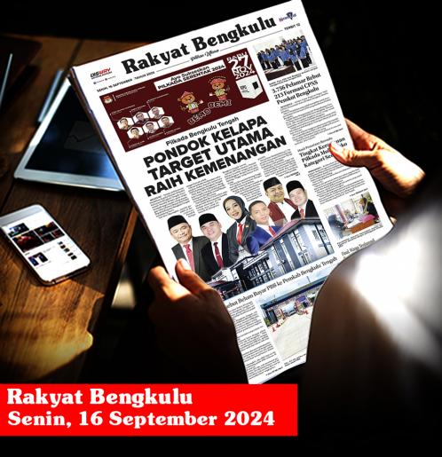 Rakyat Bengkulu, Senin 16 September 2024