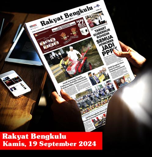 Rakyat Bengkulu, Kamis 19 September 2024