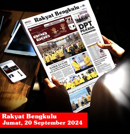 Rakyat Bengkulu, Jumat 20 September 2024