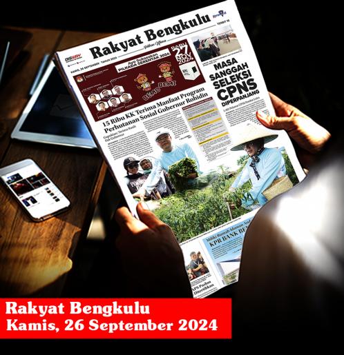 Rakyat Bengkulu, Kamis 26 September 2024