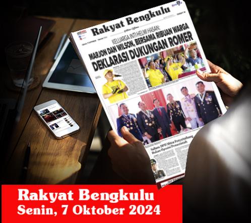 Rakyat Bengkulu Senin, 7 Oktober 2024