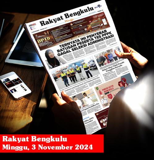 Rakyat Bengkulu, Minggu 3 November 2024