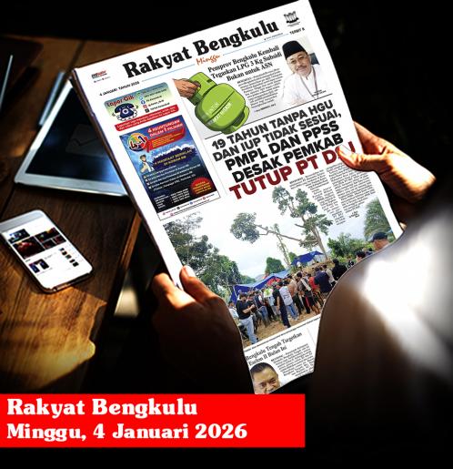 Rakyat Bengkulu, Minggu 4 Januari 2026