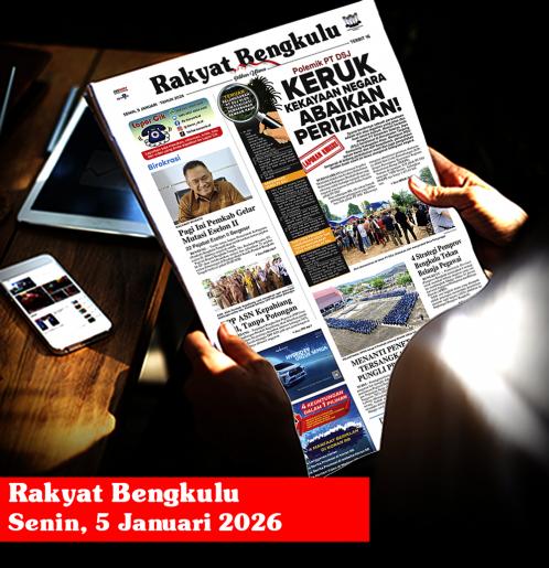 Rakyat Bengkulu, Senin 5 Januari 2026