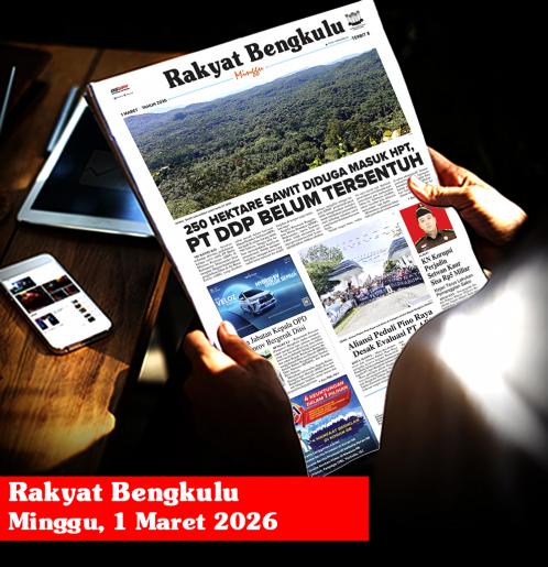Rakyat Bengkulu, Minggu 1 Maret 2026