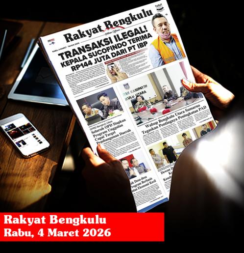 Rakyat Bengkulu, Rabu 4 Maret 2026