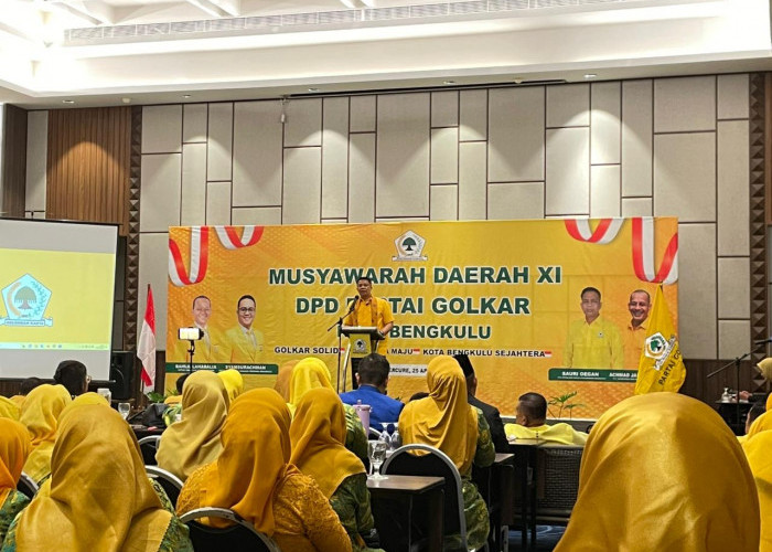 Musda XI Partai Golkar Kota Bengkulu Resmi Digelar, Mardensi Calon Tunggal
