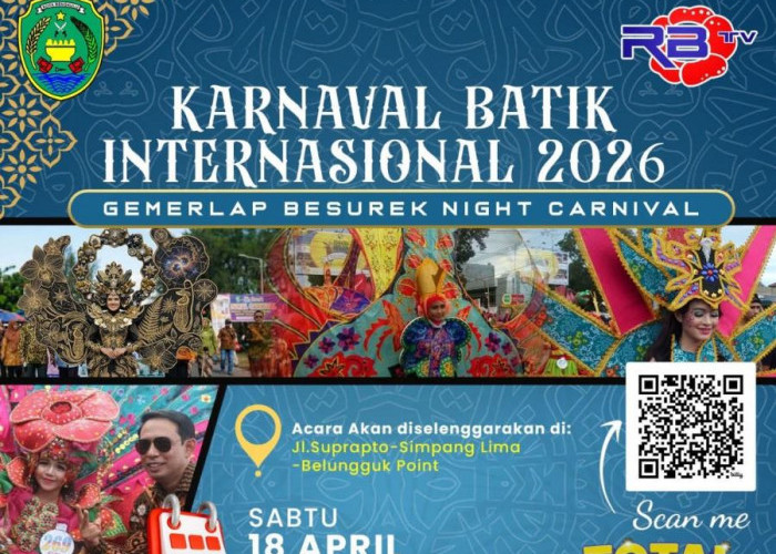 Karnaval Malam Penuh Warna, Bengkulu Siap Suguhkan Event Internasional