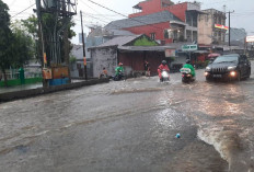 Drainase Tersumbat, Banjir Tutupi Ruas Jalan di Kelurahan Ini, Kapan Diperbaiki? 