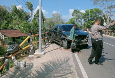 Tabrakan Mobil vs Motor dekat Danau Dendam, Pelajar SMP Patah Kaki