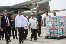 Jokowi Lepas Bantuan Kemanusiaan ke Palestina