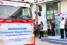 Ekspor Perdana Sepatu, 16 Ribu Pasang Sepatu Dilepas Presiden Jokowike Amerika Serikat