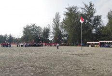 Pertama Kali, Nelayan Kota Bengkulu Gelar Upacara Bendera