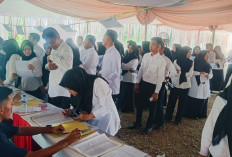 Pelaksanaan SKB 186 Pelamar CPNS, di UPT BKN Bengkulu