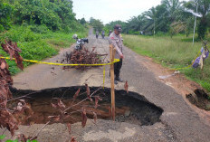 Jalan Putus Bunga Mas-Pasar Sembayat Segera Diperbaiki 