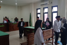 Mantan Pejabat Desa Rindu Hati  Jalani Sidang, 2 Ajukan Eksepsi