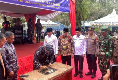 Aspotmar Kasal Tinjau Program Kampung Bahari Nusantara di Desa Pasar Seluma