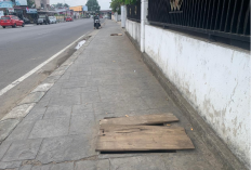 35 Penutup Trotoar di Jalan Asahan yang Hilang Akan Segera Diganti