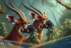 Terbesar di Dunia! Berikut 6 Fakta Unik Antelop Bongo, Si Pemalu Berlidah Lentur