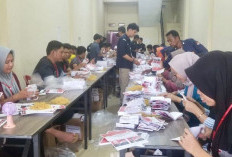 Pelipatan Surat Suara Selesai:  40 Rusak, Kekurangan Mencapai 993 Lembar 