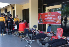  HUT Humas Polri Ke-73, Polresta Bengkulu Gelar Donor Darah 