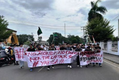 Massa HMI Demo Gedung DPRD Provinsi Bengkulu, Berikut 7 Tuntutannya 
