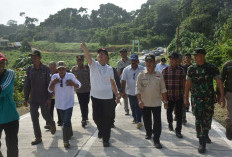 Gubernur Bengkulu dan Danrem 041 Gamas Tinjau Jalan dan Persawahan Baru di Enggano