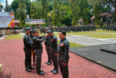 Gubernur Bengkulu Pimpin Apel Linmas dan Bagikan Alsintan di Kabupaten Rejang Lebong