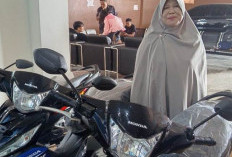 Pemenang Hadiah Motor HUT RB ke 23, Mimi : Semuanya Tak Lepas dari Doa