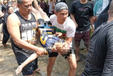 Libur Bersama Keluarga, Bocah 8 Tahun Tewas Tenggelam di Sungai Kampoeng Durian