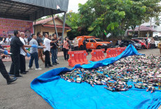 Polda Bengkulu Musnahkan 3.593 Botol Miras Hasil Operasi Pekat Nala