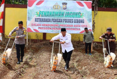 Polres Lebong Launching Program Ketahanan Pangan Tanam Jagung dan Budidaya Ikan 