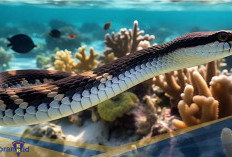 Tidak Berbahaya! Berikut 5 Fakta Ular Laut Kepala Kura-kura