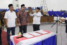 3 Unsur Pimpinan DPRD Kepahiang Periode 2024-2029 Dilantik, Ini Perolehan Suaranya