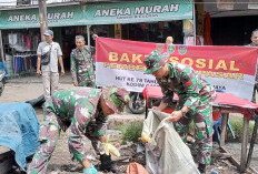 Cegah DBD Musim Hujan, TNI Gelar Aksi Bersih Pasar