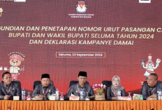 KPU Seluma Fasilitasi Baliho dan Spanduk Paslon Bupati Wabup