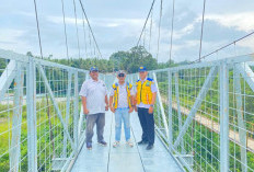  Menunggu Diresmikan Bupati, Pembangunan Jembatan Tangga Manik Rampung 