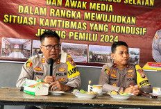 Wujudkan Pemilu Damai, Polres Bengkulu Selatan Jalin Sinergitas dengan Media
