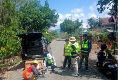 Berkah DBH Sawit, Jalan Talang Marta-Tebat Laut Seberang Musi Dihotmix