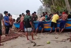 Kapal Dihantam Ombak di Bengkulu utara, 1 Tewas 4 Selamat , Begini Kronologinya 