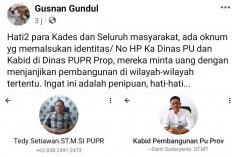 Waspada! Penipuan Minta Sumbangan ke Kades, Pelaku Ngaku Pejabat Dinas PUPR Bengkulu Selatan