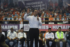 Kampanye Tertutup Capres Anies, 3.000 Pendukung Padati GOR Sawah Lebar, Anies: Saya Cinta Masyarakat Bengkulu
