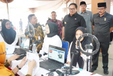 Kepala Bappeda Kota Dampingi Pj Walikota Tinjau Seleksi CPNS Pemkot Bengkulu