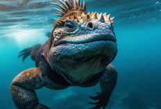 Iguana Hidup di Laut! Ini 7 Fakta Iguana Galapagos 