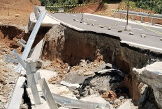 Jalan Ringroad Kepahiang Ambles Bikin Pengendara Cemas