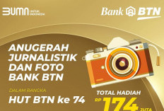 Hadiah Rp174 Juta, BTN Kembali Gelar Anugerah Jurnalistik dan Foto Jelang HUT Ke-74