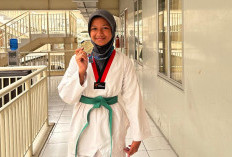 Dyna, Gadis Cilik Hitam Manis Jago Taekwondo, Sabet Emas Piala Kemenpora 2024