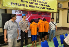 Polres Bengkulu Tengah Lakukan Pengembangan dari 3 Kasus Narkoba yang Berhasil Diungkap