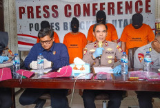 Barang Bukti 6 Paket Sabu, Polres Bengkulu Utara Tangkap 4 Tersangka, Ini Perannya Masing-masing
